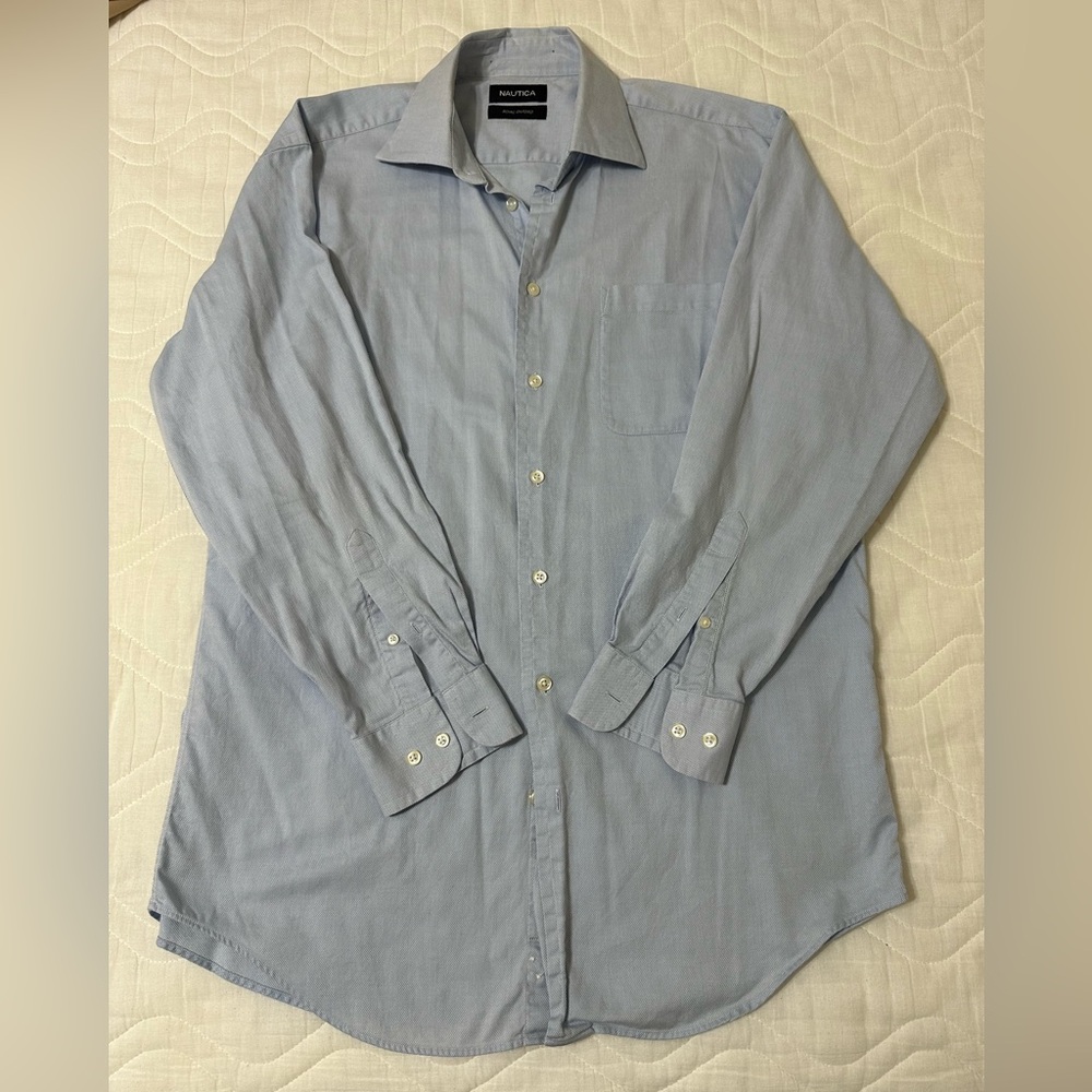 Nautica Light Blue 15x32 royal oxford